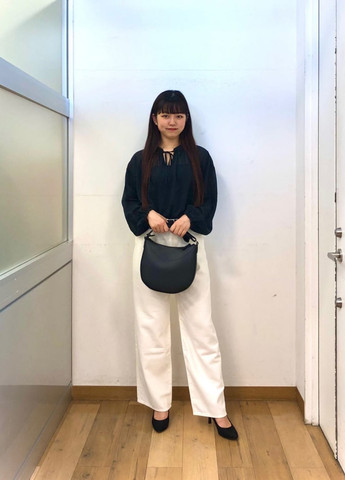 Чёрная блуза Uniqlo