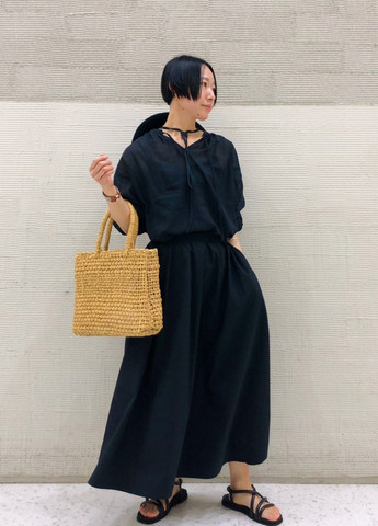 Чёрная блуза Uniqlo