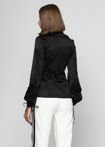 Чорна демісезонна блуза з довгим рукавом Richmond