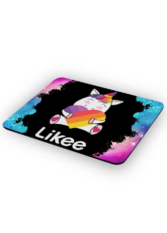 Коврик для мышки Лайк Единорог (Likee Unicorn) (25108-1037) 22х18 см MobiPrint (222995283)