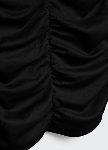 Черное кэжуал платье футляр Stradivarius однотонное