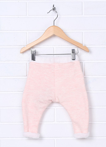 Розовые кэжуал демисезонные брюки со средней талией Mini Damla