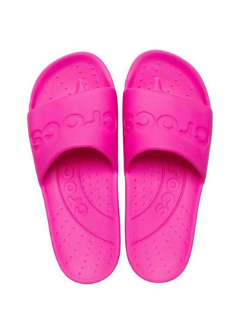 Розовые шлепанцы Crocs