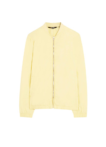 Светло-желтая демисезонная куртка Pull & Bear