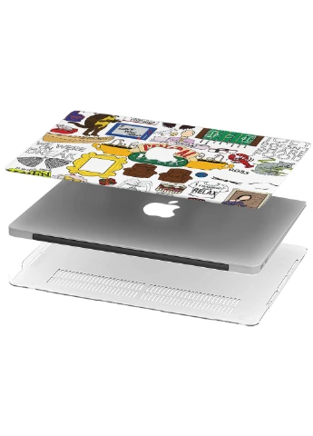 Чехол пластиковый для Apple MacBook Pro Retina 15 A1398 Друзья (Friends) (6353-1681) MobiPrint (218539330)
