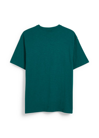 Темно-зеленая футболка C&A