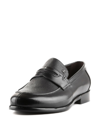 Черные кэжуал туфли Le'BERDES без шнурков