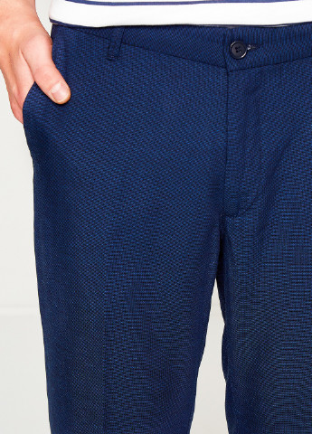 Темно-синие кэжуал демисезонные чиносы брюки KOTON