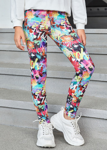 Комбинированные демисезонные леггинсы SHEIN