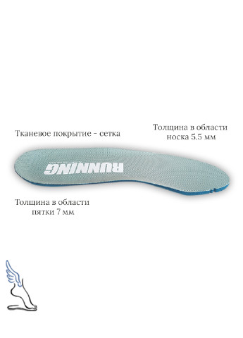 Устілки для спортивного взуття "Running", Ortholite No Brand (253137643)
