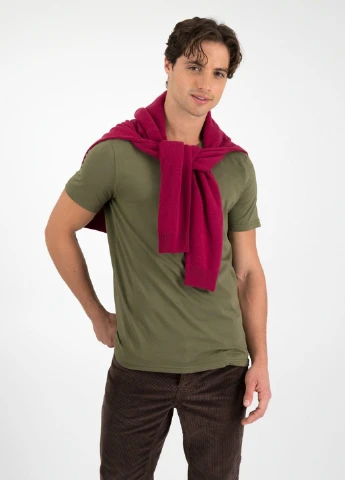 Оливковая футболка United Colors of Benetton