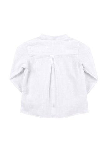 Белая кэжуал рубашка однотонная Bembi