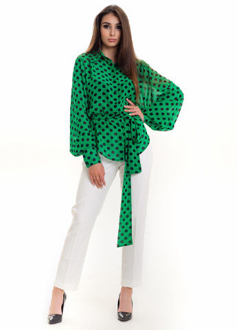 Зеленая демисезонная блуза Sellin