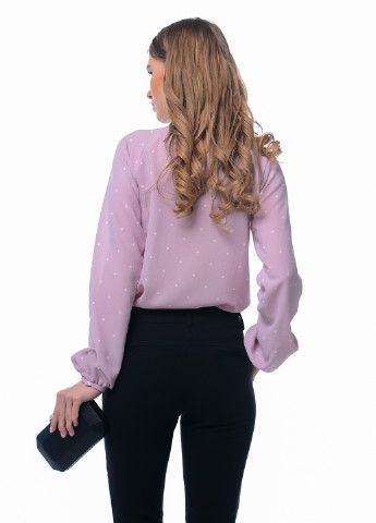 Светло-розовая демисезонная блуза Arefeva