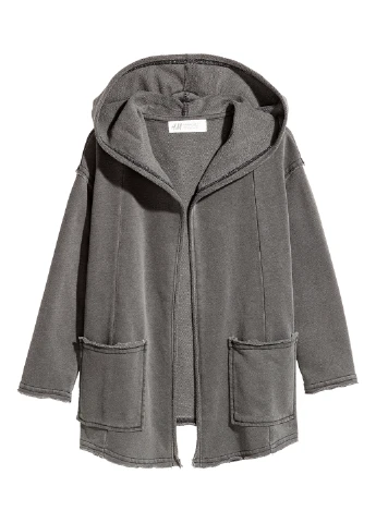 Темно-серый демисезонный кардиган H&M
