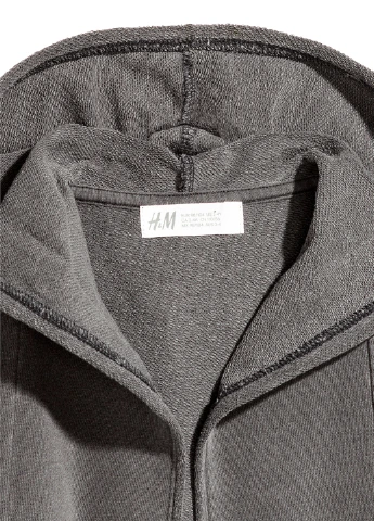 Темно-серый демисезонный кардиган H&M