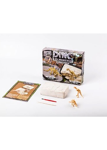 Набор для проведения раскопок "Dino excavation" динозаврики укр. 7513 Danko Toys dex-01-04,05,06 (255259464)