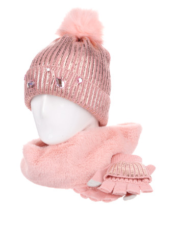 Комплект (шапка, шарф-сніг, рукавиці) No Brand (256970464)