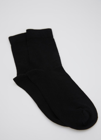 Носки(2шт) DeFacto без уплотненного носка чёрные повседневные