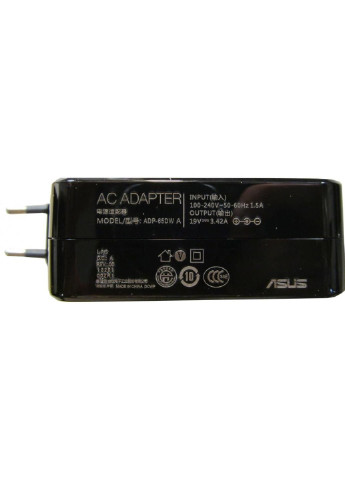 Блок питания к ноутбуку 65W 19V 3.42A разъем 4.5/3.0 (pin inside) (ADP-65DW A) Asus 65W 19V 3.42A разъем 4.5/3.0 (pin inside) (250054192)