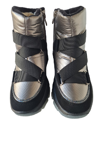 Серебряные кэжуал зимние ботинки Weestep
