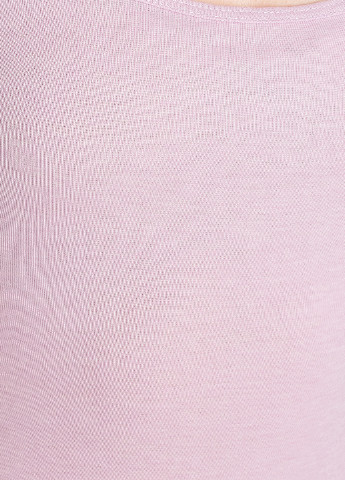 Майка KOTON однотонная розовая кэжуал полиэстер