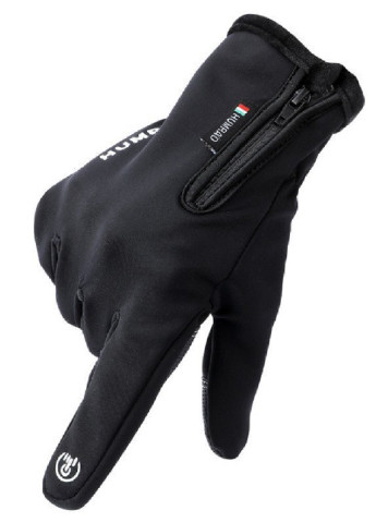 Лижні вело рукавиці сенсорні для смартфона на флісі розмір L (20510-Нов) Чорний Francesco Marconi (251406908)