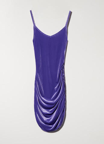 Фиолетовое коктейльное платье платье-майка Sinsay однотонное