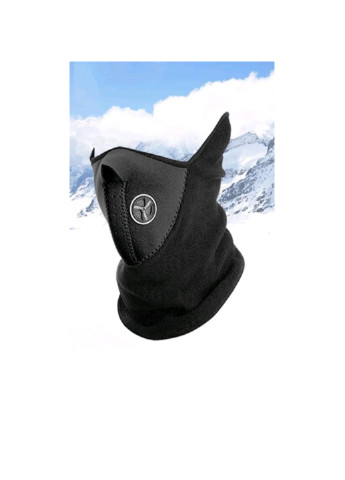Бафф маска фліс Лижна унісекс Чорний NoName Бафф (250270905)
