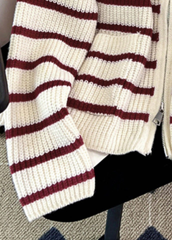 Бордовый демисезонный кардиган SHEIN