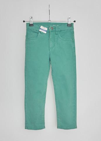 Зеленые демисезонные прямые джинсы Tom Tailor
