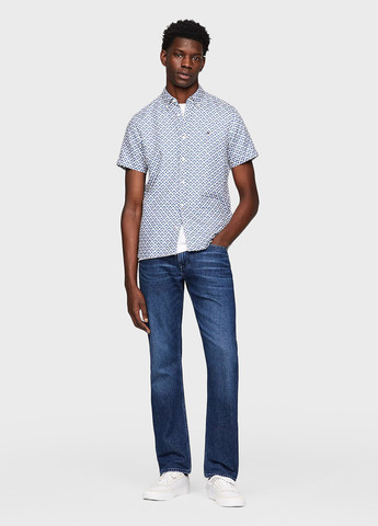 Цветная кэжуал рубашка с геометрическим узором Tommy Hilfiger