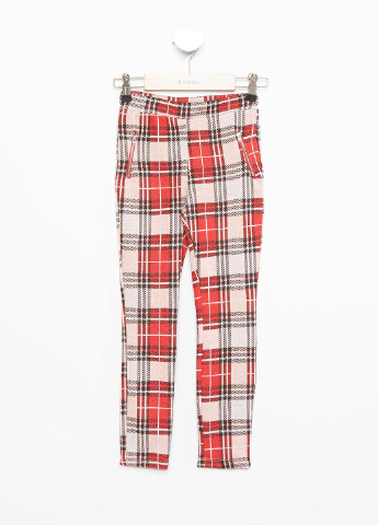 Красные кэжуал демисезонные брюки DeFacto