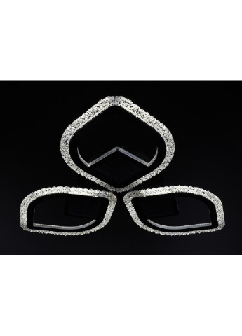 Люстра потолочная LED с пультом A2722/3-3D-bk Черный 8х53х53 см. Sunnysky (253527946)