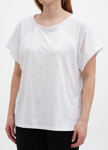 Белая летняя футболка 9 Fashion