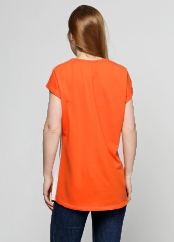 Оранжевая летняя футболка Diyamor