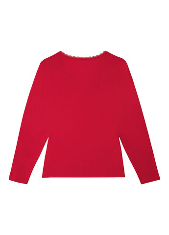 Червона зимня піжами (лонгслів, штани) Esmara