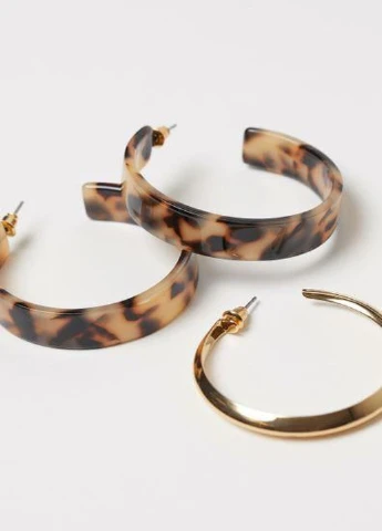 Комплект сережок 4 пари H&M (223819758)