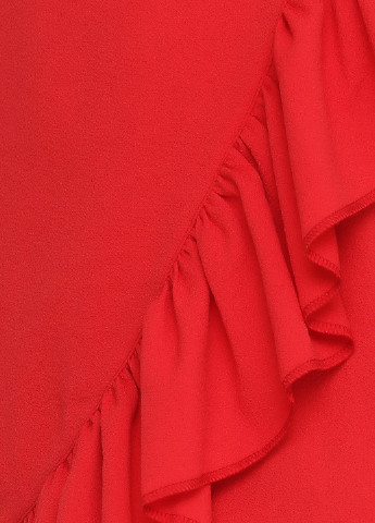 Красное кэжуал платье клеш Sassofono