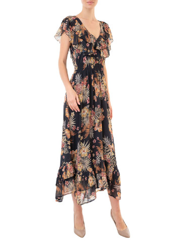 Комбинированное кэжуал платье Liu Jo с цветочным принтом