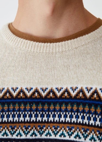 Світло-бежевий демісезонний джемпер джемпер Pull & Bear
