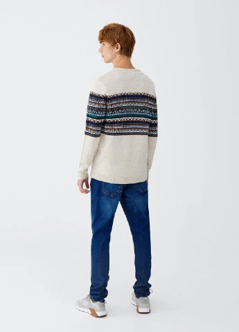 Світло-бежевий демісезонний джемпер джемпер Pull & Bear