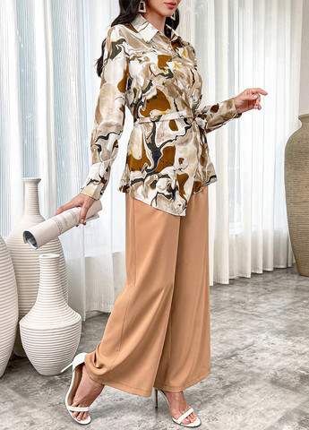 Комбінований демісезонний комплект (блуза, штани) SHEIN