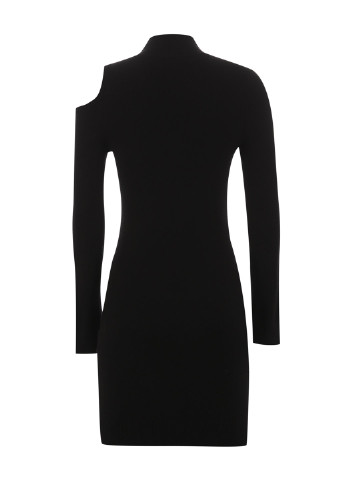 Чорна кежуал сукня сукня-водолазка Only з написами