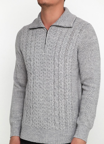 Сірий демісезонний светр Springfield