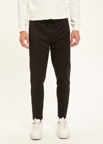 Черно-белые спортивные демисезонные джоггеры брюки DeFacto