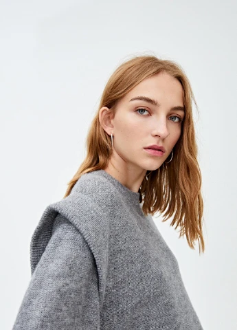 Серый демисезонный джемпер джемпер Pull & Bear