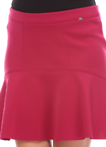 Малиновая кэжуал однотонная юбка Liu-Jo мини