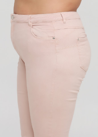Светло-розовые джинсовые демисезонные зауженные брюки Reserved