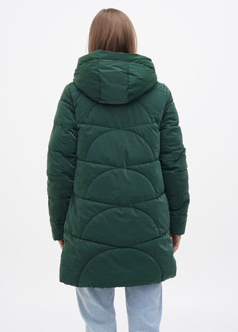 Зеленая зимняя куртка Fly luxury